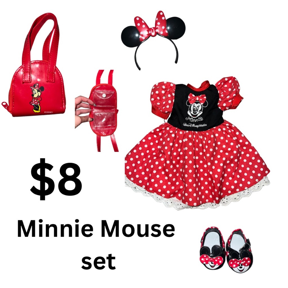 American girl doll minnie mouse set